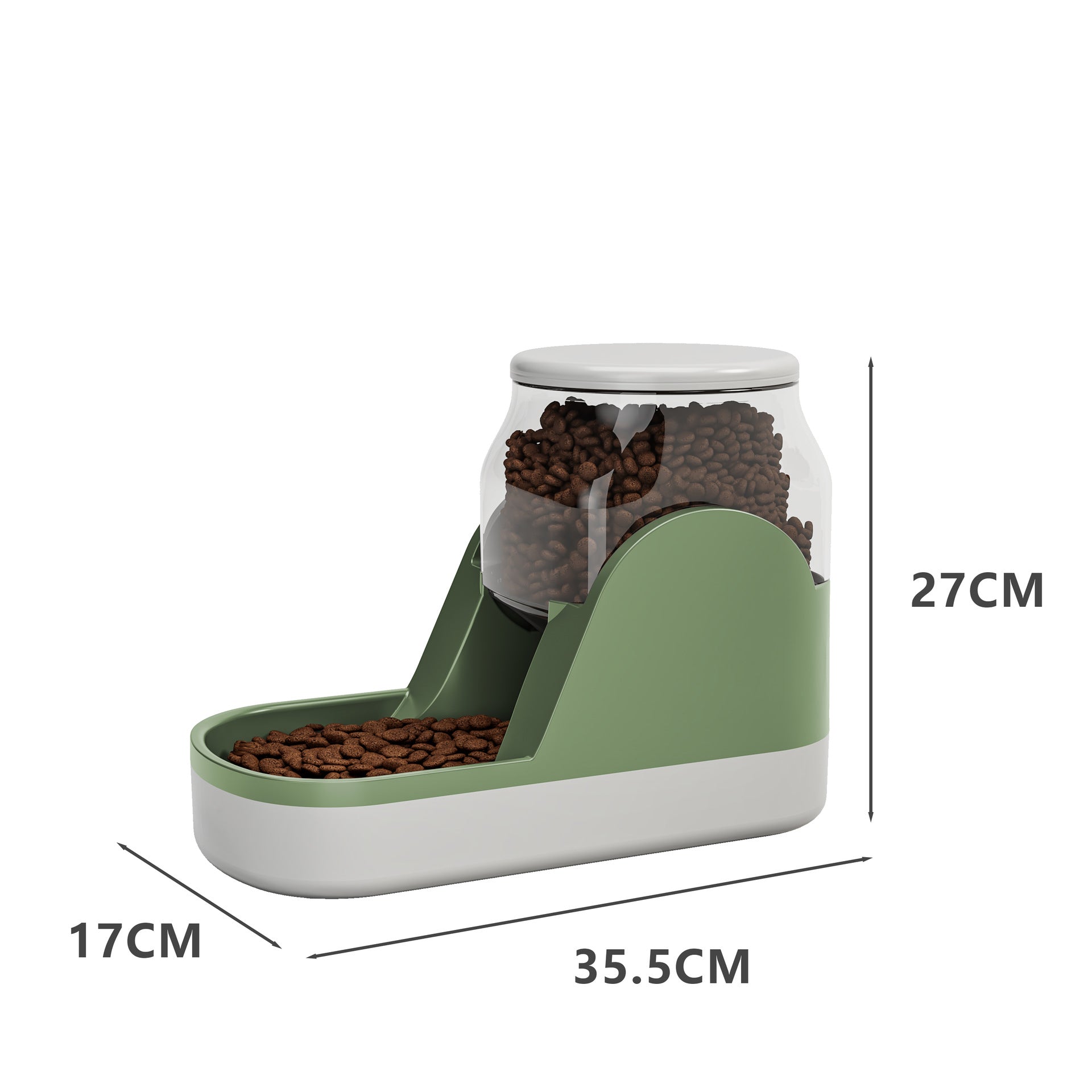 Automatic Pet Water Fountain Feeder Food Dispenser Bowl