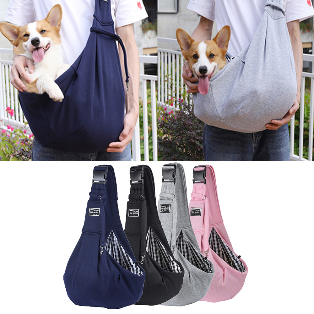Cotton Pet Carrier Shoulder Bag Breathable Travel Sling