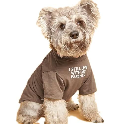 Round Neck Pet T Shirt Lightweight Comfortable Clothing