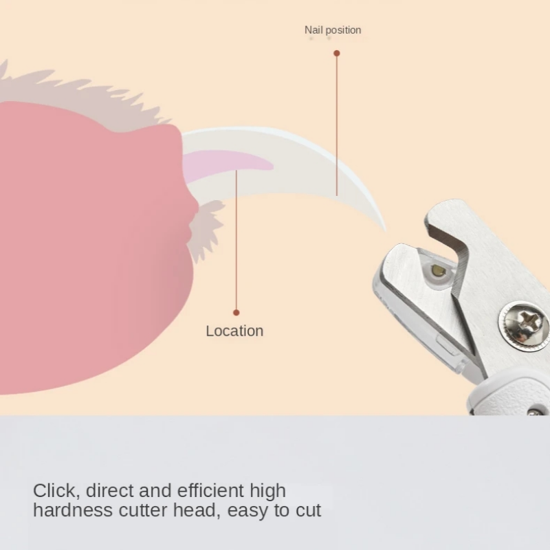 Professional Pet Nail Clipper With LED Light Trimmer