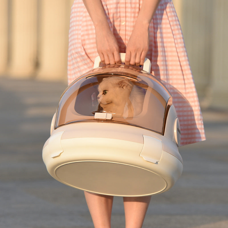 Portable Pet Air Box Litter Carrier