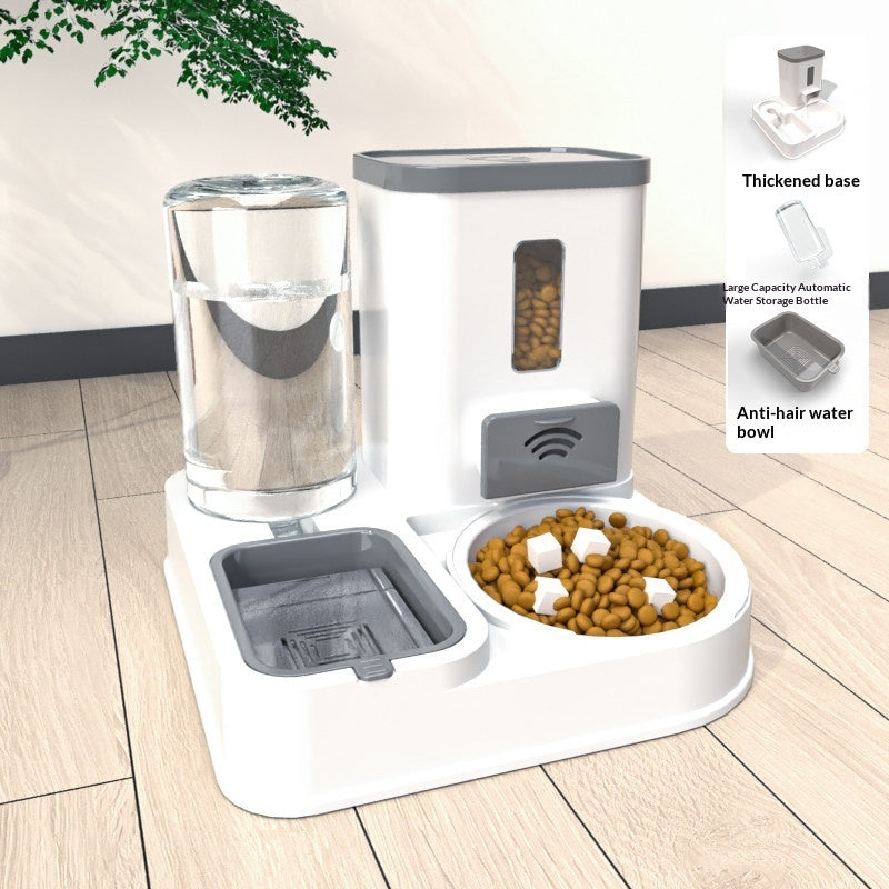 Pet Feeding And Drinking Bowl Station System