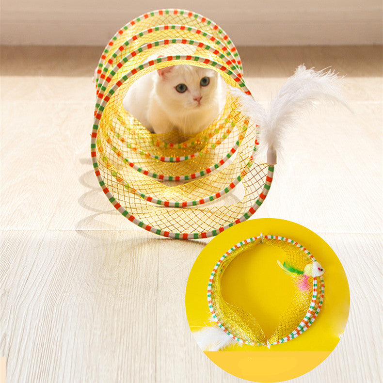 Foldable Storage Pet Tunnel Interactive Play Toy
