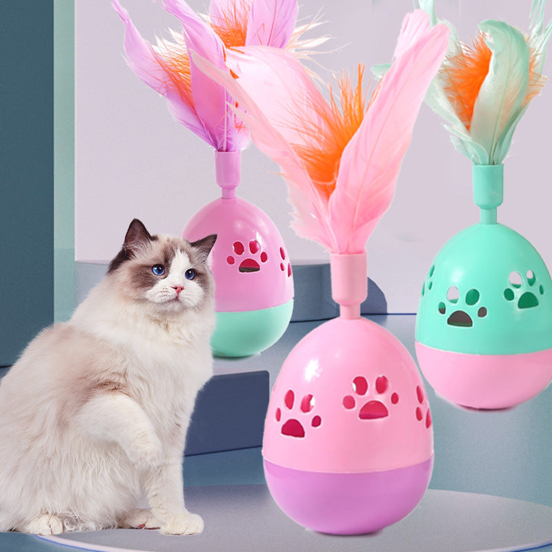 Interactive Pet Tumbler Bell Play Toy