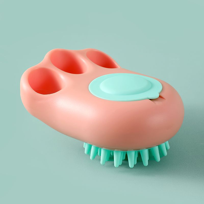 Pet Bath Massage Brush Comb Claw Cleaning Grooming Tool