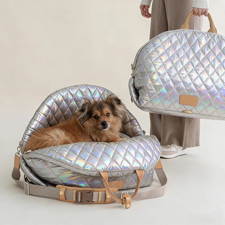 Portable Foldable Pet Carrier For Travel Use