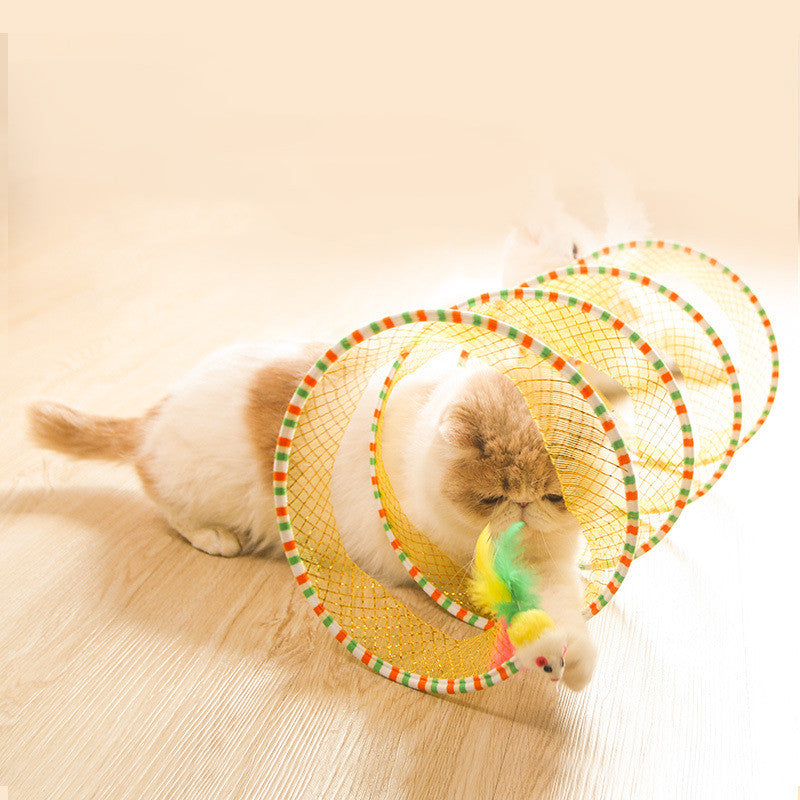 Foldable Storage Pet Tunnel Interactive Play Toy