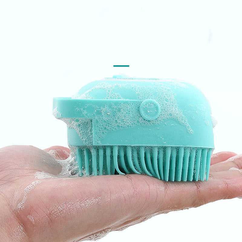Pet Silicone Bath Massage Grooming Brush