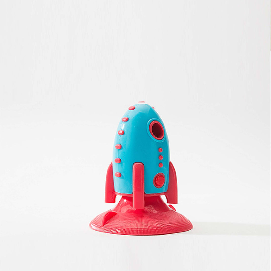 Rocket Shaped Pet Chew Toy Treat Dispensing Bite Resistant
