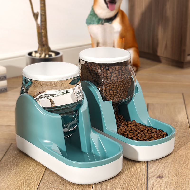 Automatic Pet Water Fountain Feeder Food Dispenser Bowl
