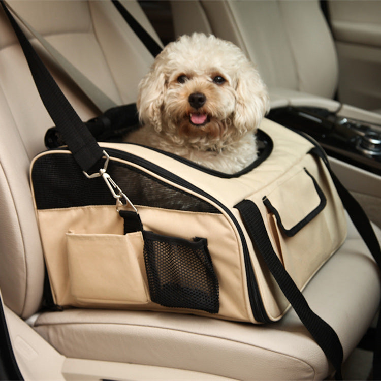 Foldable Pet Car Seat Hammock Carrier Bag For Travel