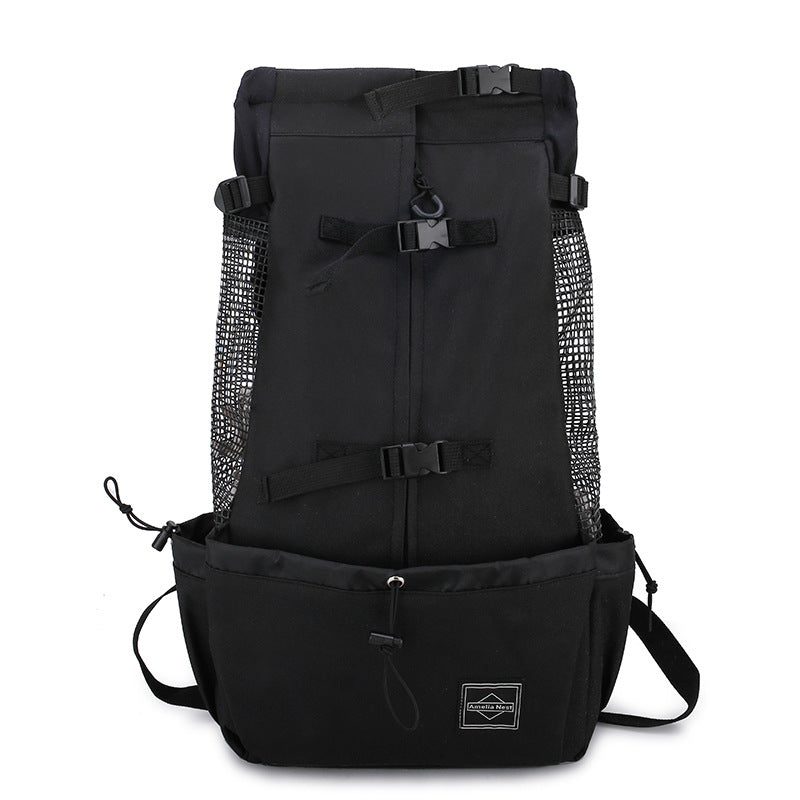 Double Shoulder Pet Backpack Carrier Portable Travel Bag