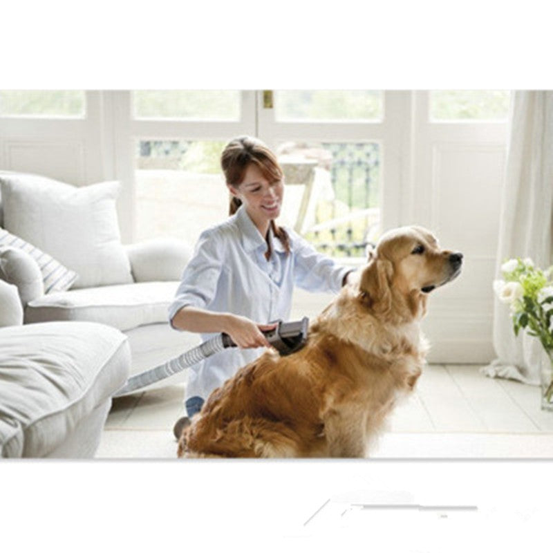 Pet Grooming Brush Vacuum Attachment For Fur Removal Tool