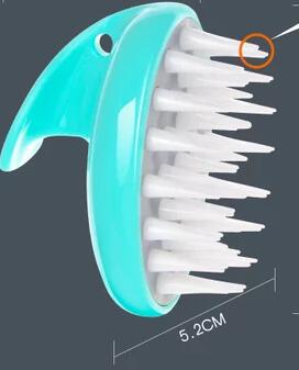 Comfortable Pet Bath Massage Grooming Brush Cleaning Tool