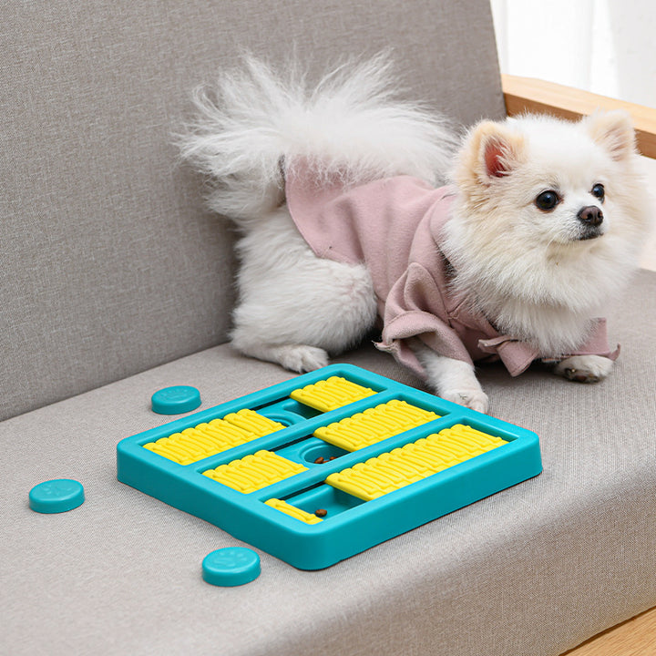 Rotating Interactive Educational Pet Slow Feeder Toy Puzzle