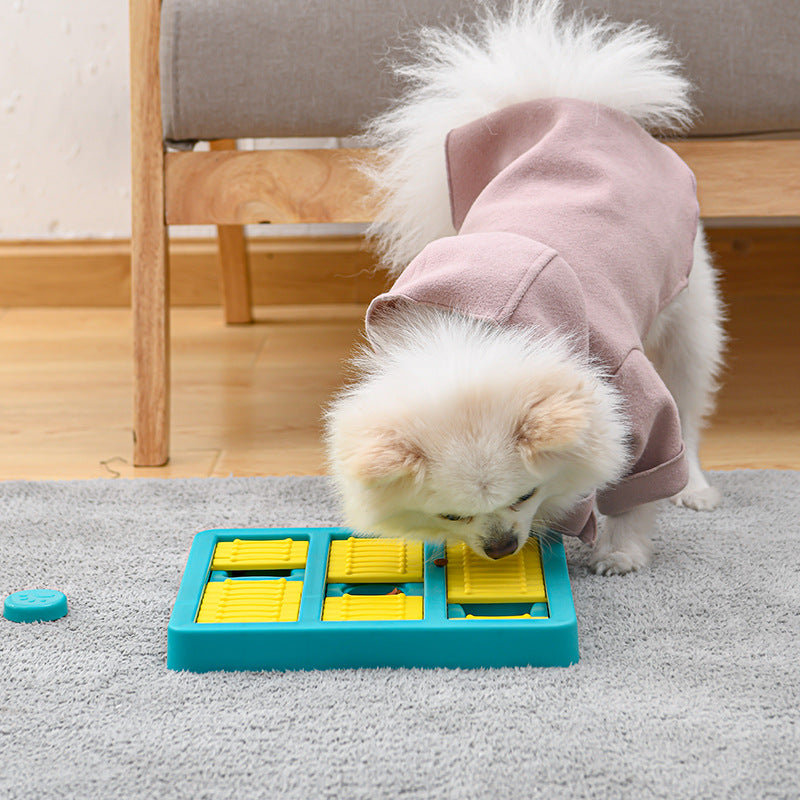Rotating Interactive Educational Pet Slow Feeder Toy Puzzle