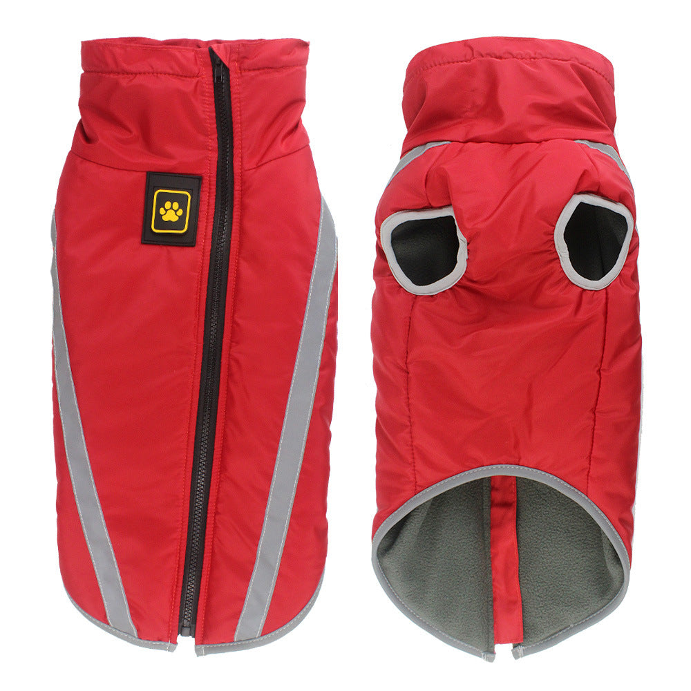 Pet Winter Reflective Padded Warm Jacket Wholesale Apparel