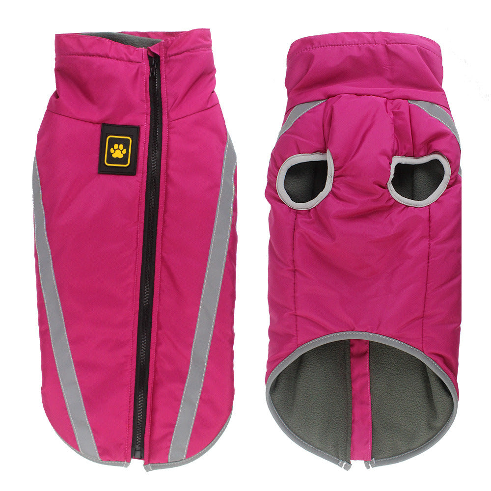 Pet Winter Reflective Padded Warm Jacket Wholesale Apparel
