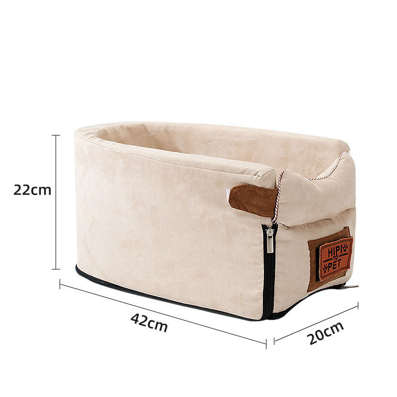 Car Safety Pet Seat Carrier Bed For Travel Transport
