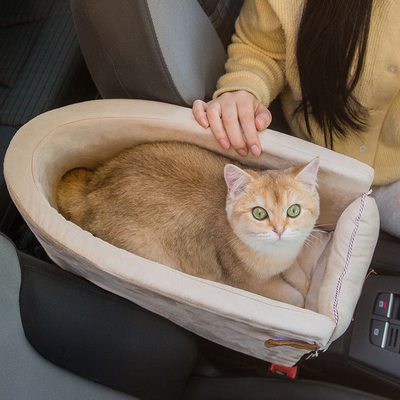 Car Safety Pet Seat Carrier Bed For Travel Transport