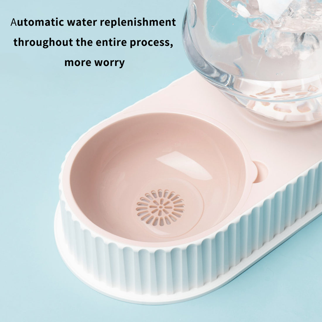 Automatic Pet Feeding And Water Bowl Dispenser Set