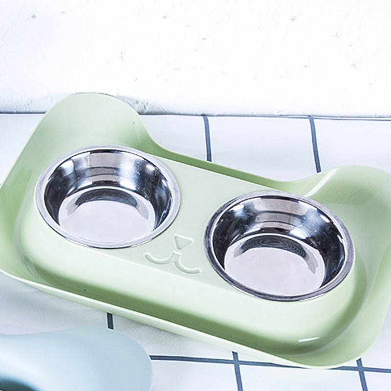 Stainless Steel Pet Feeding And Water Bowl Set