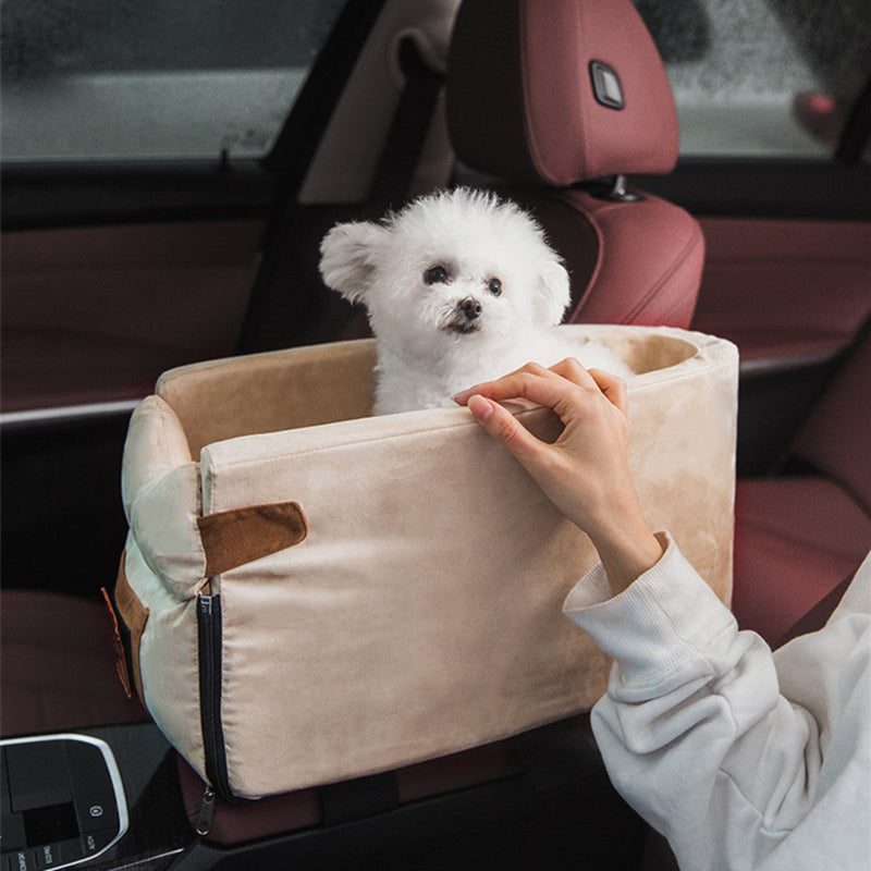 Car Safety Pet Seat Carrier Bed For Travel Transport