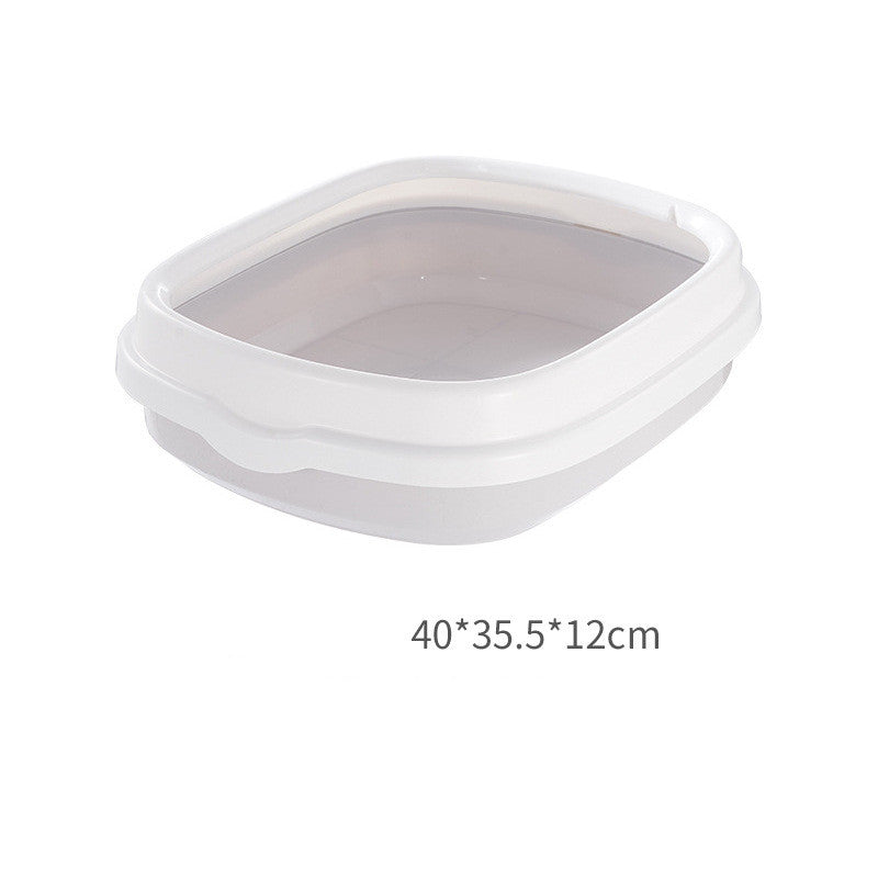 Large Detachable Anti-Splash Litter Box