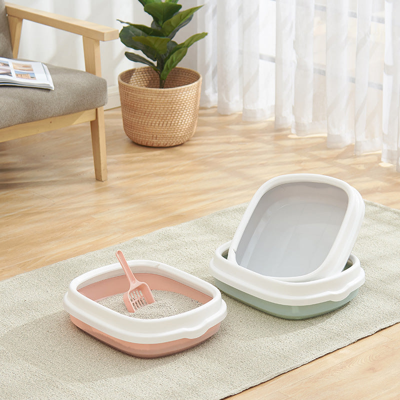 Large Detachable Anti-Splash Litter Box