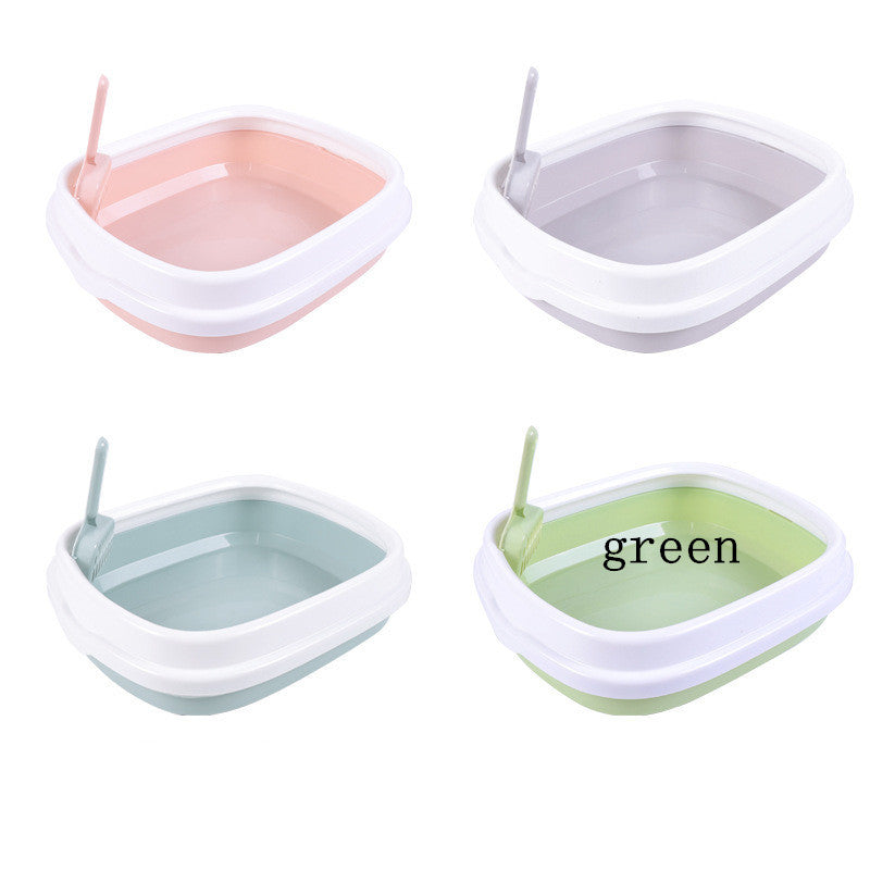 Large Detachable Anti-Splash Litter Box