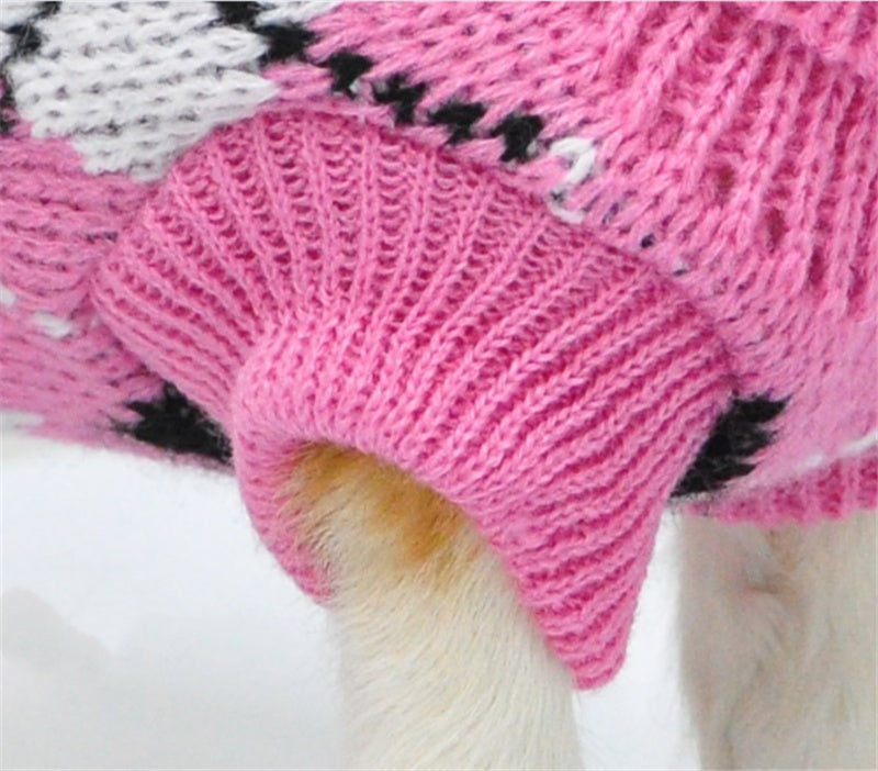 Pet Sweater Warm Clothing Apparel Knit Wear