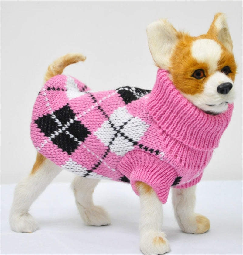 Pet Sweater Warm Clothing Apparel Knit Wear