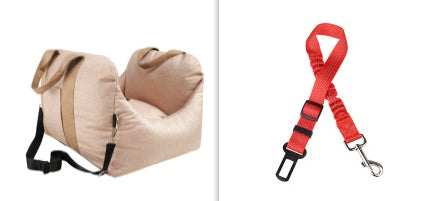 Waterproof Pet Car Seat Carrier Basket Breathable Safety Bag
