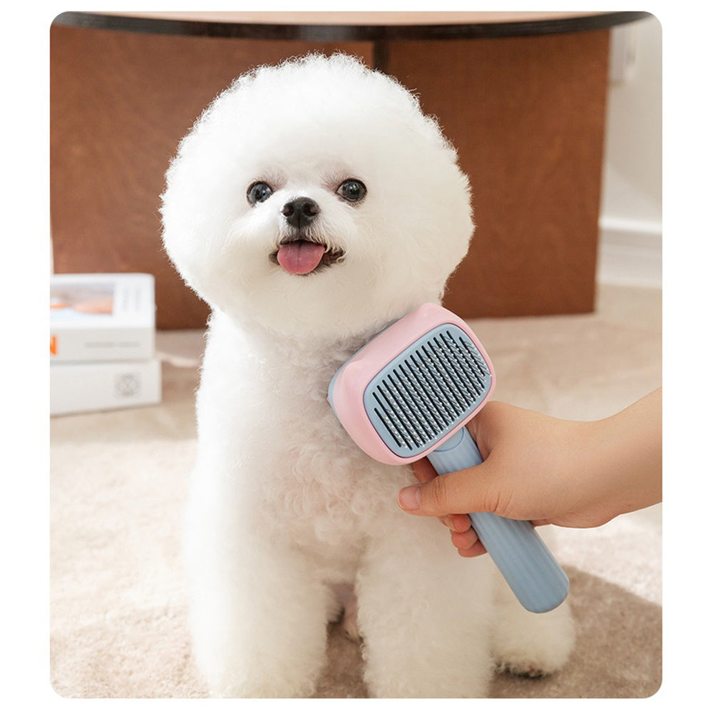 Pet Grooming Deshedding Brush For Hair Removal And Grooming