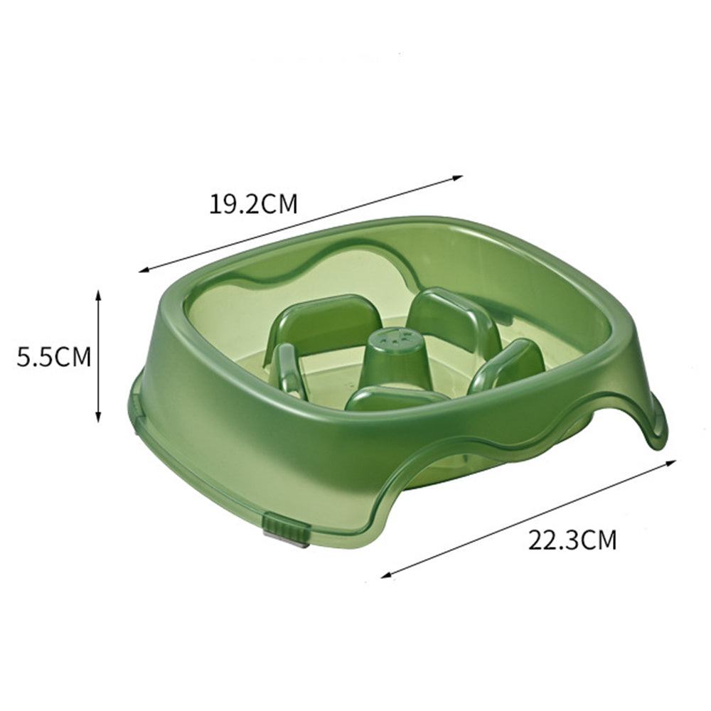 Pet Slow Feeding Anti Choke Bowl Water Feeder Dish