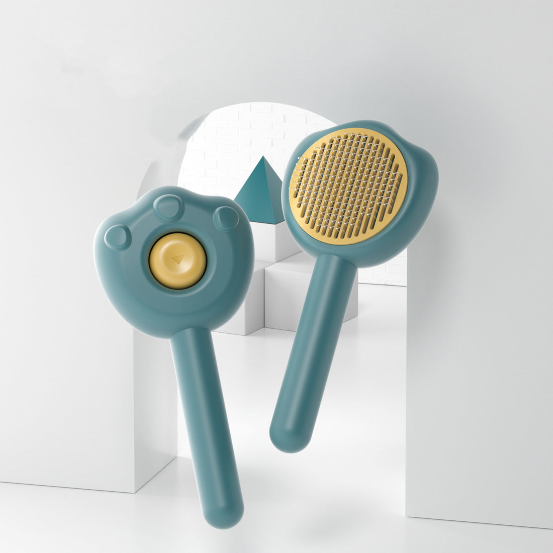 Self Cleaning Pet Grooming Needle Comb Hair Remover Tool