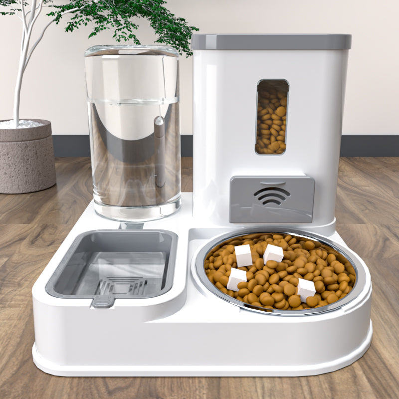 Pet Feeding And Drinking Bowl Station System