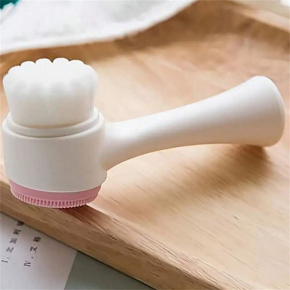 Easy Clean Nylon Pet Paw Grooming Brush For Massage And Cleaning