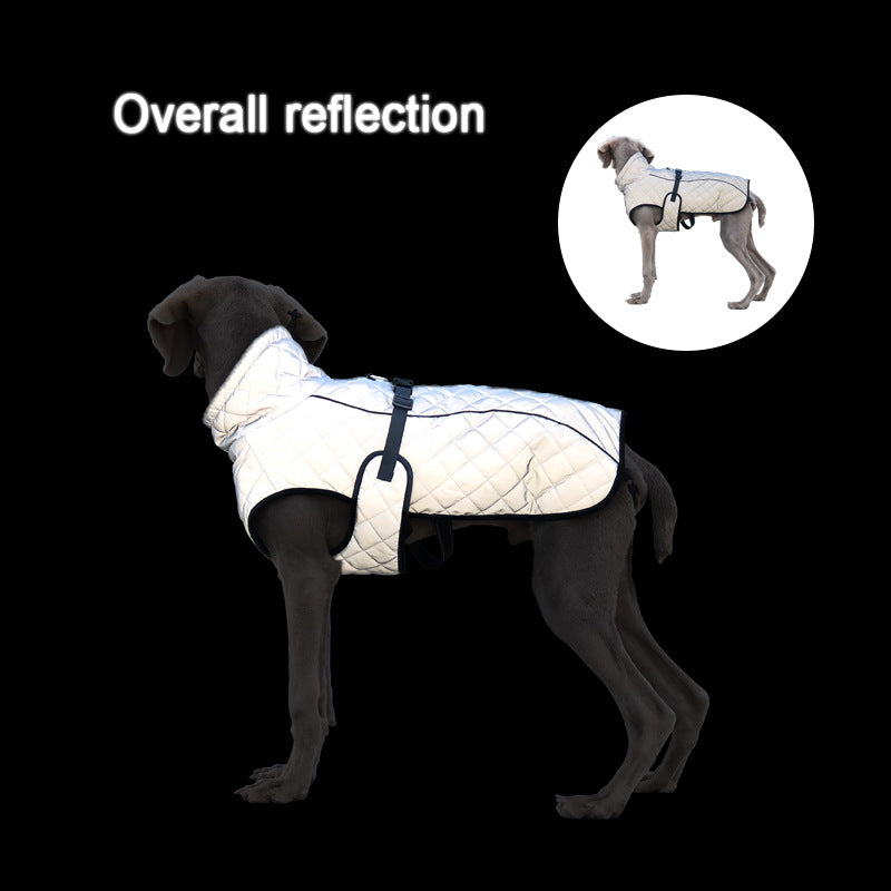 Full Body Reflective Tactical Pet Jacket For Outdoor Safety