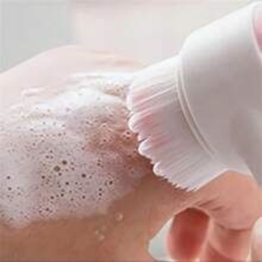 Easy Clean Nylon Pet Paw Grooming Brush For Massage And Cleaning