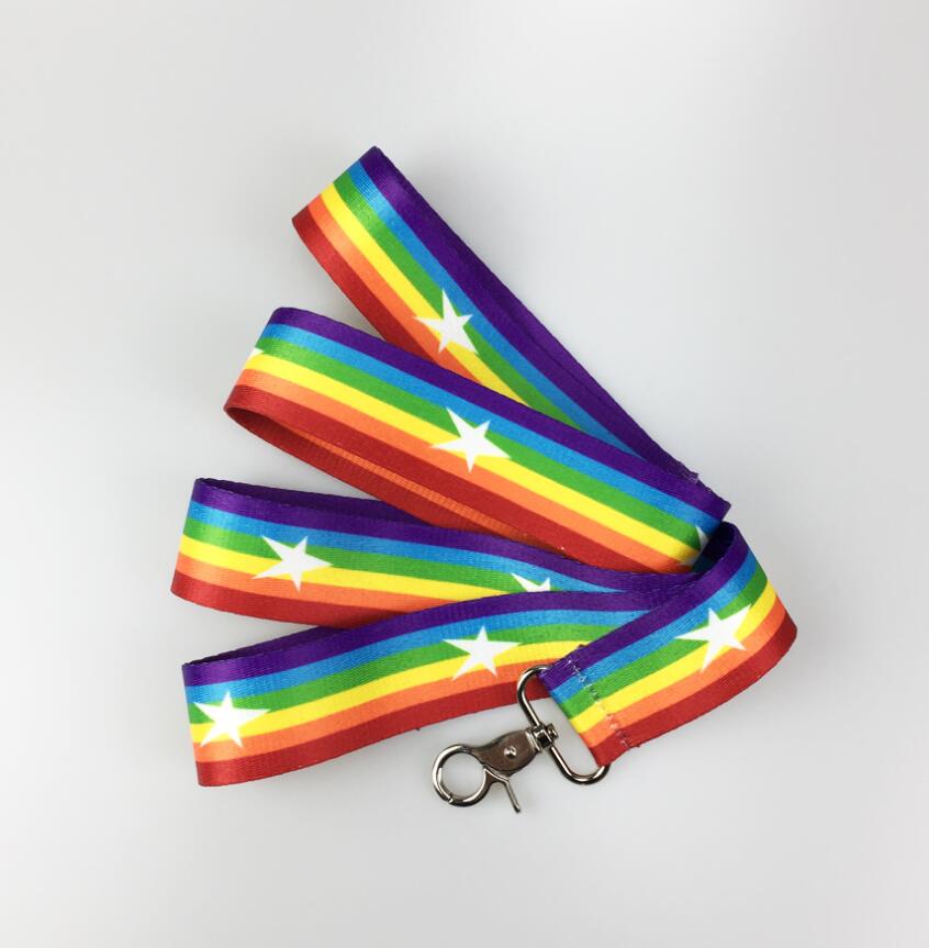 Rainbow Style Pet Chain Leash For Walking Control