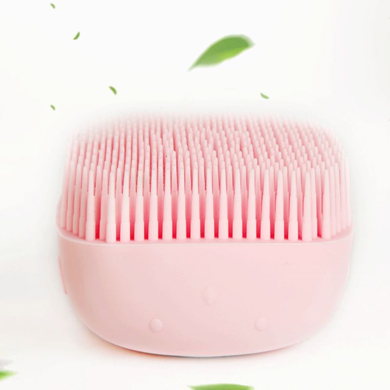 Pet Silicone Bath Brush Shampoo Dispenser Grooming Tool