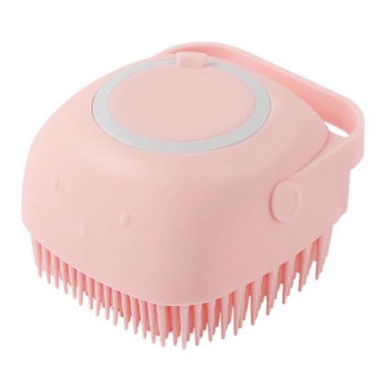 Pet Silicone Bath Massage Grooming Brush