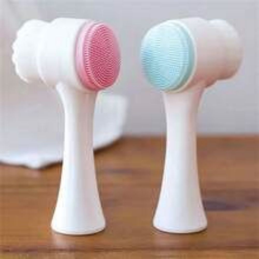 Easy Clean Nylon Pet Paw Grooming Brush For Massage And Cleaning