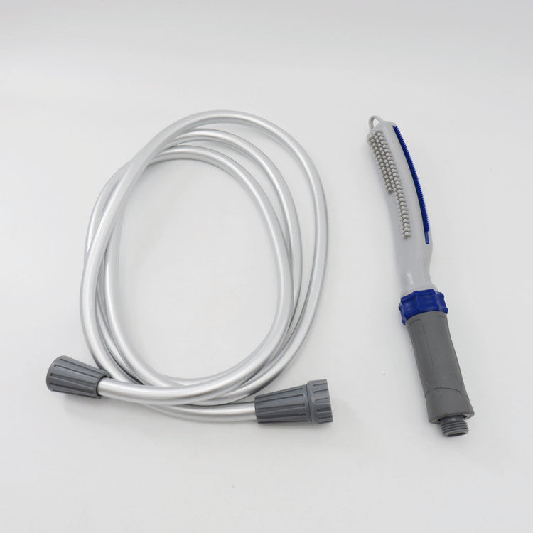 Pet Bath Brush With Water Hose Grooming Tool