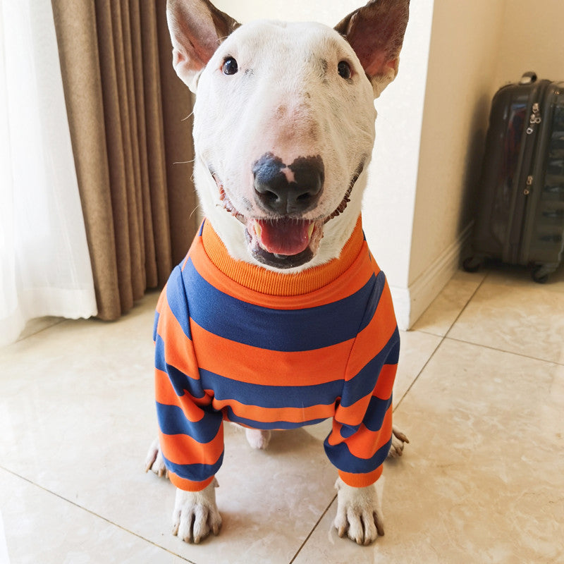 Cute Striped Pet T Shirt Fashion Apparel