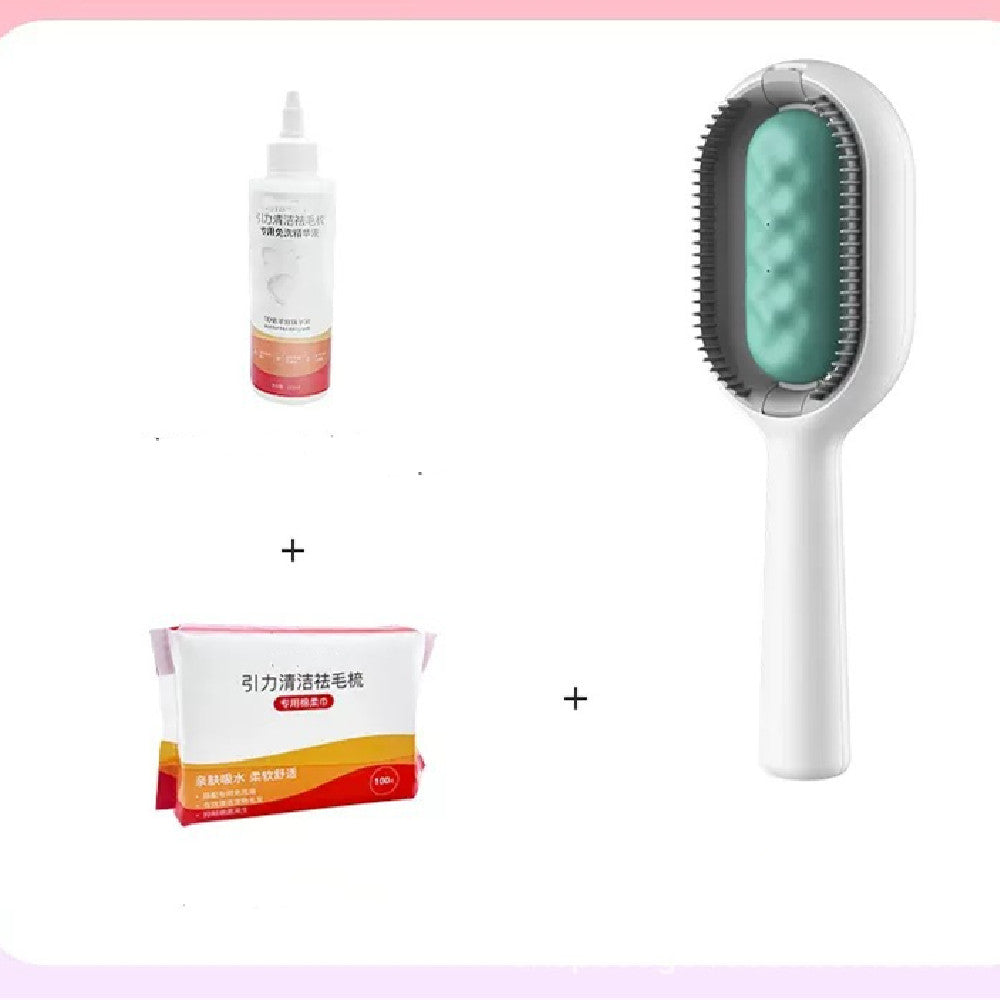 Pet Grooming Brush For Dematting And Fur Removal Tool