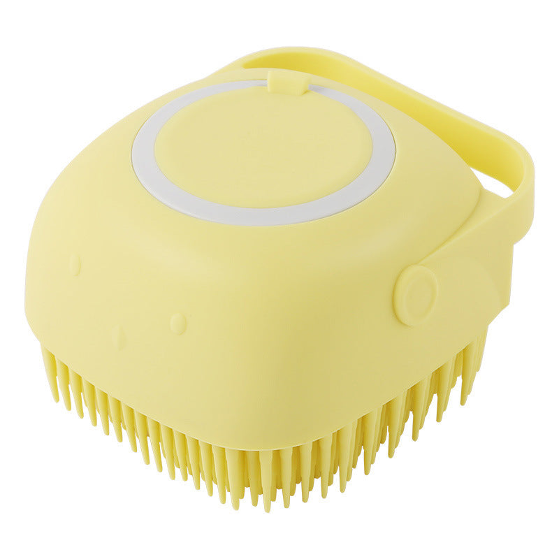 Pet Silicone Bath Massage Grooming Brush
