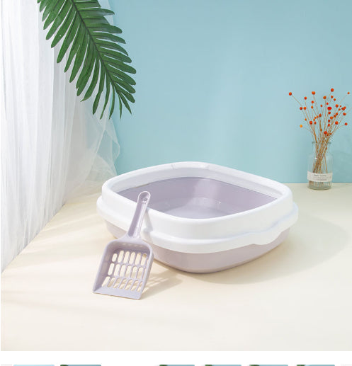 Large Detachable Anti-Splash Litter Box
