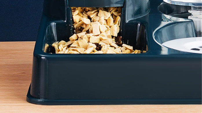 Automatic Pet Food And Water Feeding Bowl Dispenser